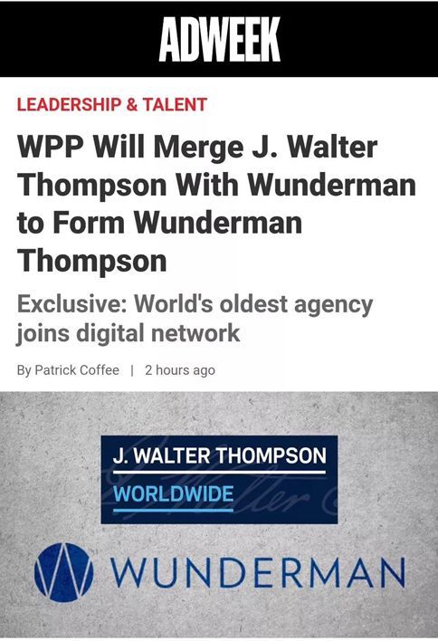 傳統(tǒng)與現(xiàn)代的交匯 智威湯遜與偉門合并，重塑廣告代理新格局